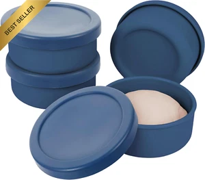 Stackable Pizza Dough Proofing Box, Silicone with Lid, Set of 4, Freezer/Dishwas - Picture 1 of 12