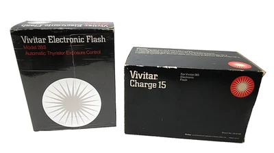 VTG Vivitar 283 Auto Thyristor Exposure Control Flash With  Charge 15 - Image 1 of 4