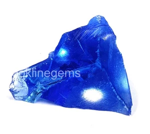 Natural Blue Sapphire Rough EGL 53 Ct Certified Uncut Loose Gemstone 5ARU - Picture 1 of 4