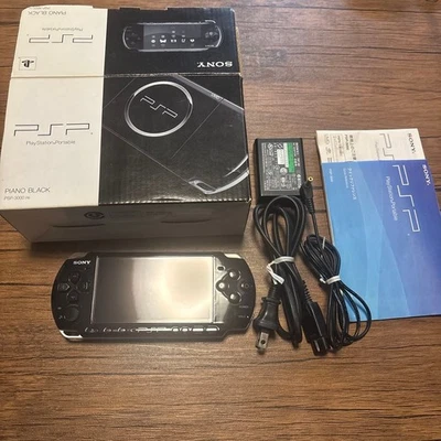 Sony Playstation PSP-3000 Black  Used Tested Boxed - Image 1 of 4