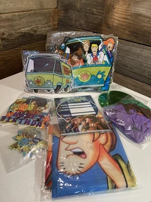 Scooby Doo Suministros de Fiesta Fiesta de Cumpleaños Pastel Cupcake Toppers Banner Telón de Fondo y& Foto 1 de 4