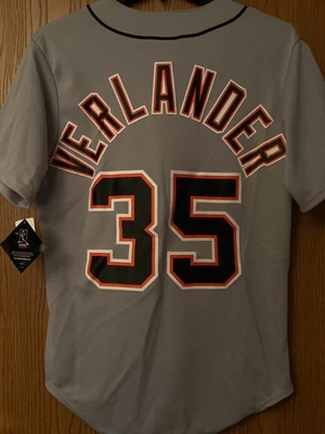 Justin Verlander  #35 - Detroit Tigers Gray Road Jersey - 2013/NWT/M/Majestic    - Image 1 of 3