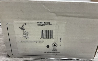 Delta T17251-CZ-WE Dryden Monitor 17 Series Shower Trim in Champagne Bronze - Image 1 of 3