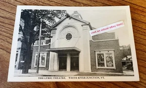 (4) 1928 WHITE RIVER JUNCTION VT w/LYRIC MOVIE THEATRE - Green Mountain Studios - Picture 1 of 7