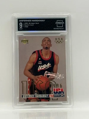 Baloncesto Upper Deck USA 1996 #316 Anfernee Hardaway - cancha eléctrica como nuevo 9 Foto 1 de 2
