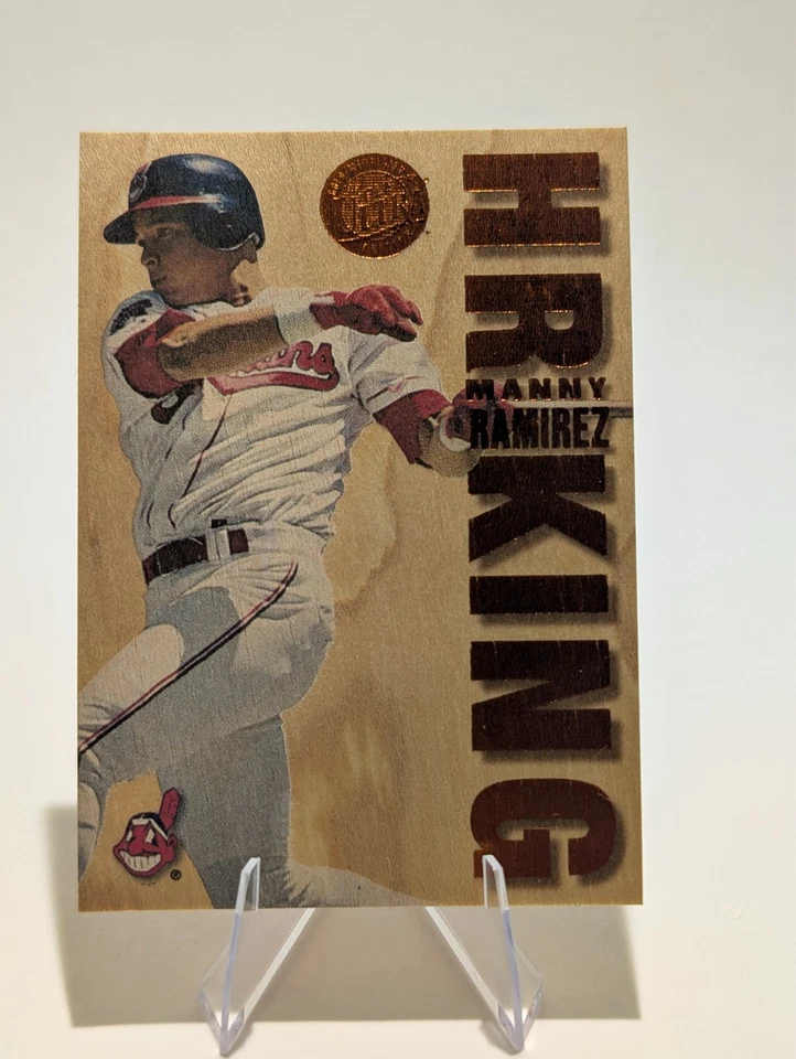 1996 Fleer Ultra Manny Ramirez  #8 HR Home Run Kings Gold Medallion SSP Indians - Image 1 of 4