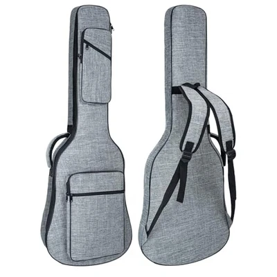 39 Inch Electric Guitar Bag 11mm Padding Waterproof Grey(Electric Guitar Bag) - Image 1 of 4