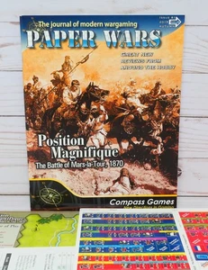 Juegos de brújula Paper Wars 81, Position Magnifique: Battle Mars-la-Tour, sin perforar - Imagen 1 de 7