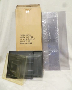 2er Set - 21" Acryl Puppen Vitrinen Neu in Verpackung - Bild 1 von 6