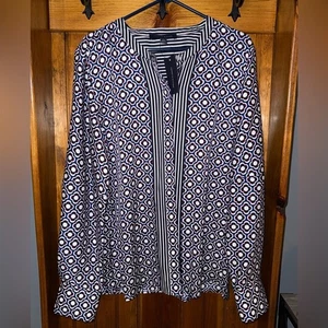Tommy Hilfiger Damen Bluse Bedruckt Langarm Neu Mit Etikett - Bild 1 von 5