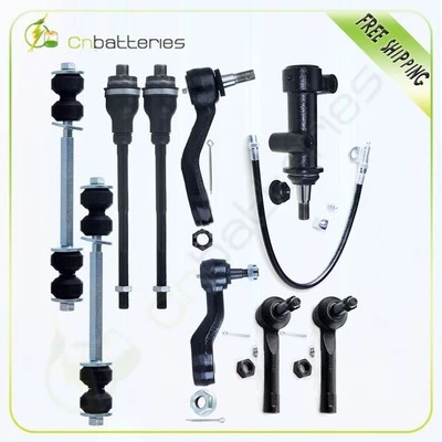 Kit de suspensión de 9 piezas barra estabilizadora extremo de varilla de amarre Pitman para Chevrolet Tahoe 2001-2006 Foto 1 de 4