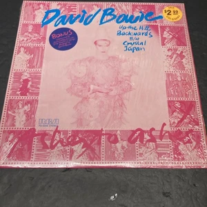 David Bowie Up The Hill Backwards s/w Crystal Japan RCA LP VINYL 1980 BRIEFMARKEN FAST NEUWERTIG - Bild 1 von 6