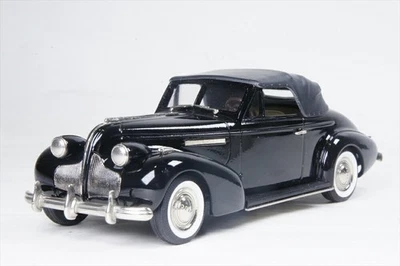 Brooklin 1/43 Buick Century Cabrio M-66c 1939 nero BC011X - Immagine 1 di 2