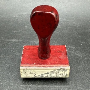 Vintage Railway Rubber Ink Stamp - Picture 1 of 6