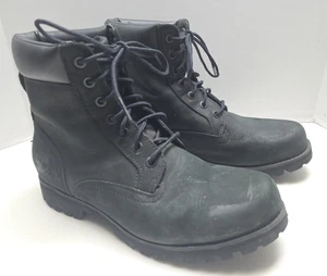 Timberland 6" Premium Stiefel Schwarz Nubuk Wildleder Leder Herren 8,5 - Bild 1 von 19