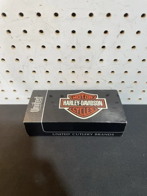 Harley-Davidson 100th Anniversary Knife HD0047 w/ Leather Case – Mint / Unused - Image 1 of 4