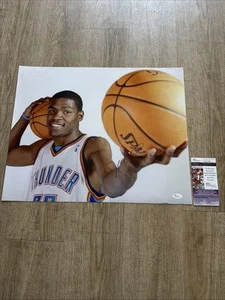 Kevin Durant Signed Autographed 16x20 Photo OKC Thunder JSA COA NBA Basketball - Picture 1 of 3