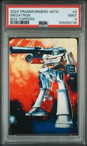 Transformers 2024 40 aniversario Megatron Box Toppers #2 PSA 9 como nuevo *pop 2 - Imagen 1 de 5