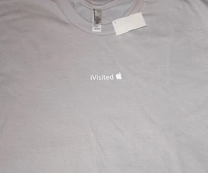 iVisited Apple "Silver" T-shirt by Apple NEW - XL - Picture 1 of 1