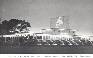 Postal de restaurante Mobile Al Alabama Sea Ranch - Imagen 1 de 3