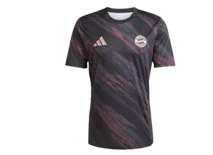 Camiseta de entrenamiento Adidas Bayern Munich 2025 - 26 Prematch - Negra/Roja - Imagen 1 de 10