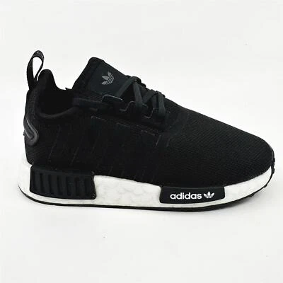 Adidas NMD R1 EL I Core Black White Toddler Athletic Sneaker H02345 - Image 1 of 4