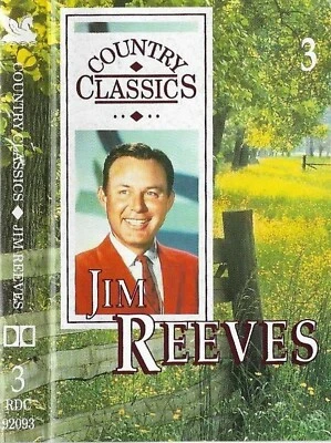JIM REEVES COUNTRY CLASSICS THE MAGIC OF JIM REEVES CASSETTE 3 RDC92093 - Image 1 of 4
