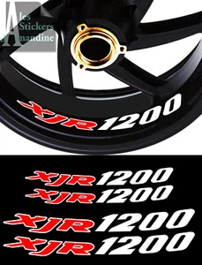 4 X STICKER LISERET JANTE LOGO POUR YAMAHA XJR 1200 MOTO STICKERS - Imagen 1 de 1