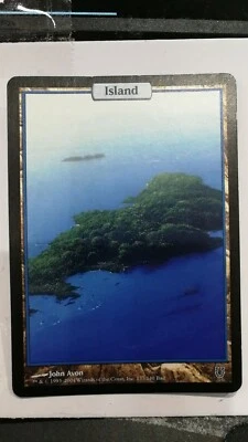 Island Unhinged Full Art Extended Mtg Magic the Gathering John Avon - Image 1 of 2