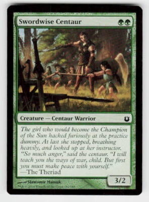 Born of the Gods #142 Swordwise Centaur - Image 1 of 2