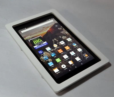 Amazon Fire 7 HD 8 10 Max 11 Anti-Theft Acrylic Case 4 Kiosk. POS, Show Display - Image 1 of 4