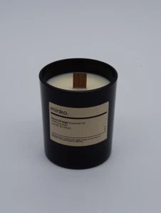 Minko Sweet Orange Wood Wick Soy Wax Scented Candle - Picture 1 of 4