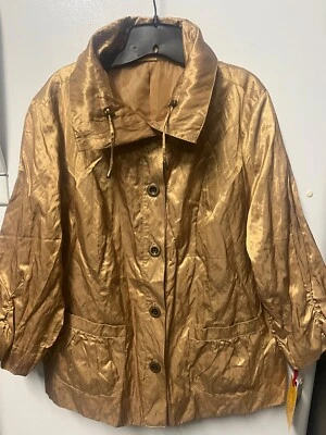 Ruby Rd. 18W Women's Wheat-Colored Jacket; Style 57893 - Image 1 of 4