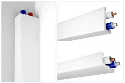 2m Blende für Vorhangschienen Gardinenblende Stuckleisten indirekte Beleuchtung - Bild 1 von 4