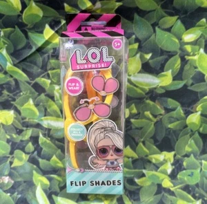 LOL Surprise! Flip & Wear Shades Glasses, Yellow With Pink Lenses NIB - Picture 1 of 2