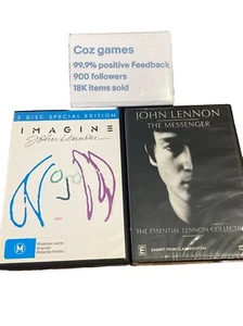 John Lennon The Messenger & IMAGINE 2-disc Special Edition Region 4 DVD Bundle - Picture 1 of 7