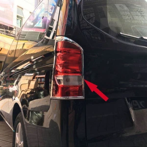 Fits Mercedes-Benz Metris Vito 14-23 Chrome Taillamp Cover Rear Light Trim Frame - Picture 1 of 9