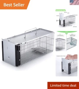 Galvanized Steel Heavy Duty Squirrel and Rat Trap - Sturdy & Reliable 16.3" Size - Picture 1 of 10