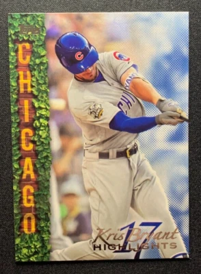 2018 Topps Kris Bryant Highlights Blue #KB-4 Kris Bryant Cubs - Image 1 of 2