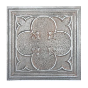 Faux Plastic ceiling tiles Wall Panels Decor for Salon PL35 Weathered iron 10Pcs - Picture 1 of 22
