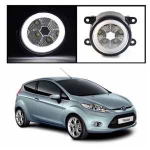 FORD FIESTA WS WT HIGH POWER HALO RING DAYTIME FULL LED FOG LIGHTS 2008-2013 - Bild 1 von 8