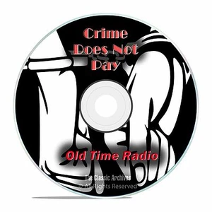 Crime Does Not Pay!, 728 Classic Old Time Radio Crime Drama Shows, OTR DVD G35 - Picture 1 of 1