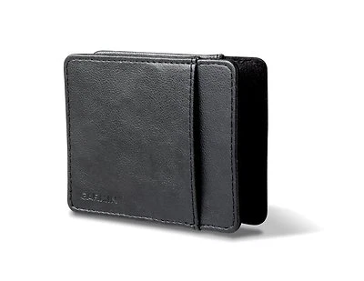 NEW GENUINE Garmin nuvi 200/300 3.5" Leather Carrying Case BLACK 010-10723-02 - Image 1 of 3