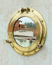 20" Porthole Mirror Nautical Wall Decor Large Working Ship Cabin Window
