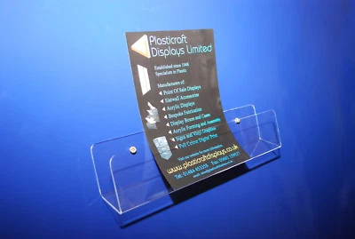 Wall Fixing Acrylic Greeting Card Display Shelf, Card Rack, Shop Point of Sale