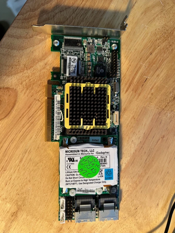 Sun 375-3536-04 R50 StorageTek 8-Port SAS PCI-E Server Raid Controller Card F SH - Image 1 of 1