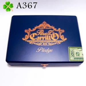 Perez Carrillo Pledge Sojourn Empty Wood Cigar Box 9.75" x 7.25" x 2" A367 - Imagen 1 de 8