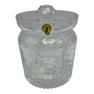 Waterford Crystal Christmas Night Biscuit Barrel Trees and Stars # 40028002 Box - Picture 1 of 9