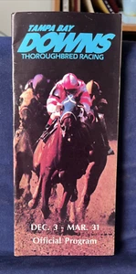 Vintage Horse Racing Program Tampa Bay Downs March 25, 1986 - Picture 1 of 8