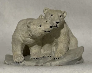 Silver Deer’s Ark, by Tom Rubel, 1991 Polar bears Very Rare - Picture 1 of 7